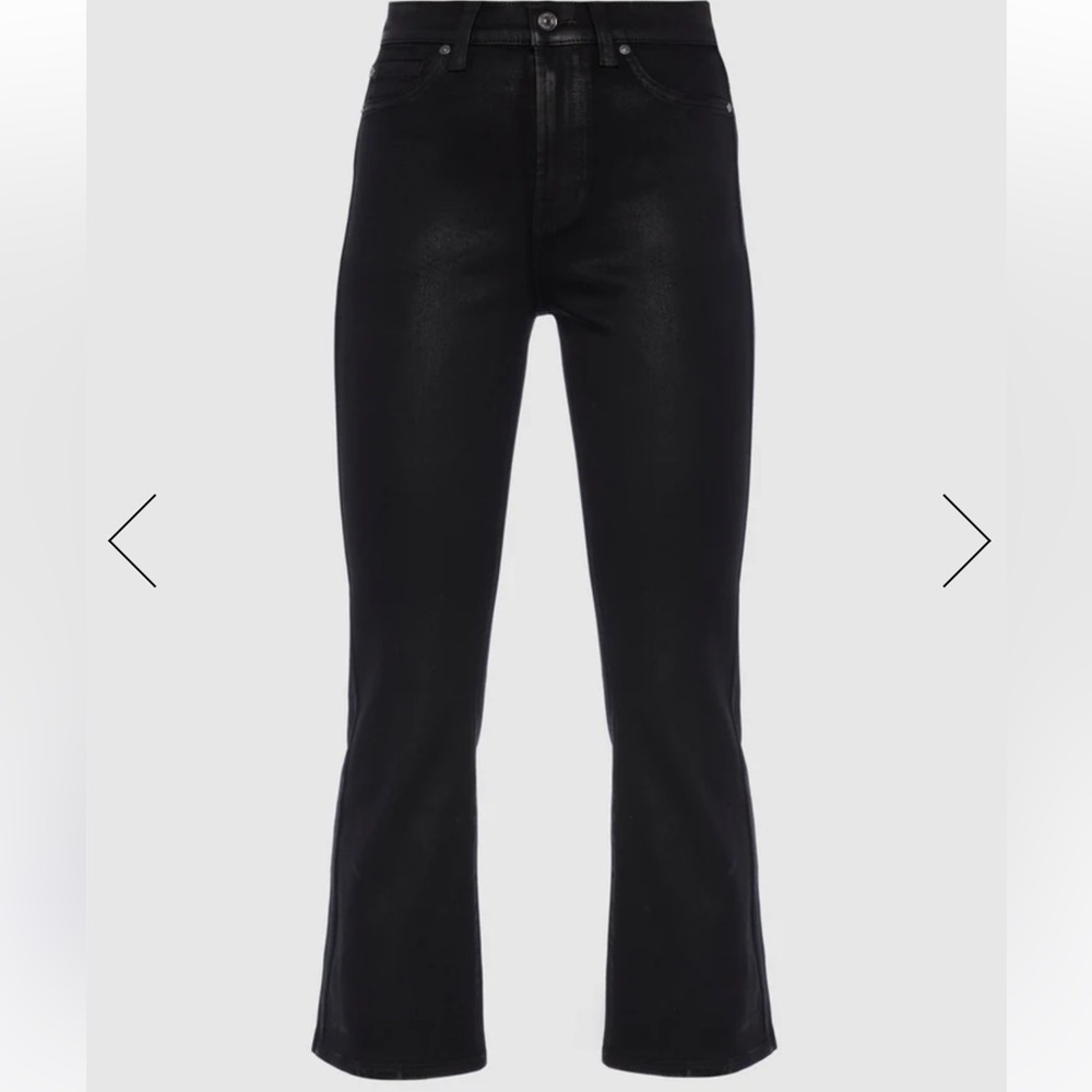 7 for all mankind coated jeans